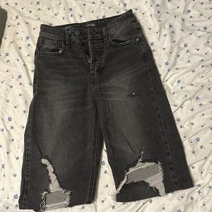 Wild fable distressed black jeans size 0